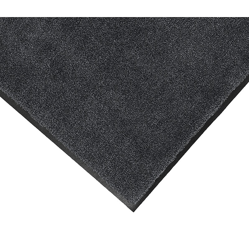 M + A Matting Classic Plush Commercial Wiper Entrance Floor Mat, 5.75' x 3.75', Midnight Grey (1806746190) image 1