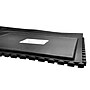M + A Matting Hog Heaven 36" Modular Tile Anti-Fatigue Mat, 3' x 3.32', Black with Yellow Striped Border, Side (447204100)~#|#~sp122680386_sc7