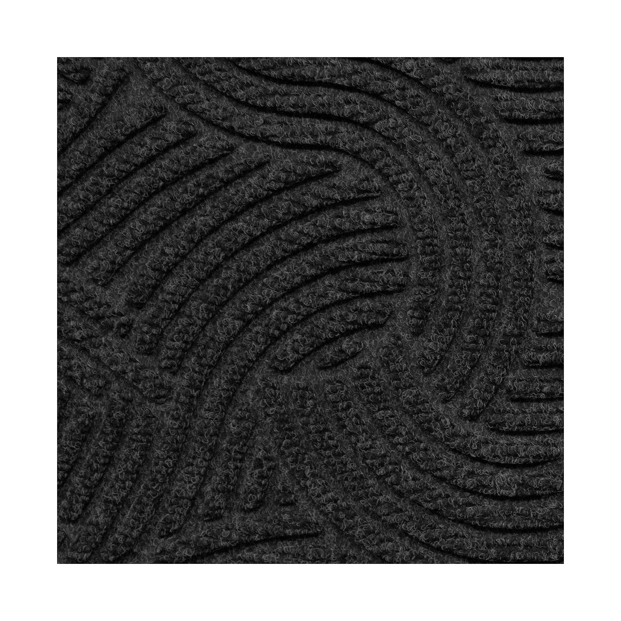 M + A Matting WaterHog Plus Commercial Wiper/Scraper Entrance Floor Mat, Cleated, 3′ x 10′ Black Smoke (18570310090) Sansujyuku sansujyuku.com