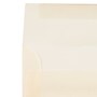 JAM Paper 4Bar A1 Translucent Vellum Invitation Envelopes, 3.625 x 5.125, Spring Ochre Ivory, 25/Pack (1591612)~#|#~sp122682084_sc7