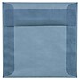 JAM PAPER Square Translucent Vellum Envelopes, 6.5" x 6.5", Surf Blue, 25/Pack (1591933)~#|#~sp122682108_sc7