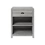 Whalen Fallbrook 2-Shelf Laminate Mobile Printer Stand, Smoked Ash (SPUS-FBPS-GM)~#|#~sp122684231_sc7