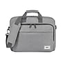 Solo New York Re:new Polyester Briefcase,  Laptop Compatible, Heathered Gray (UBN127-10)~#|#~sp122684238_sc7
