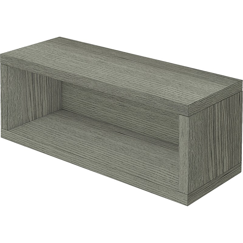 Way Basics 7" Eco Stackable CD Storage Rack, Gray (WB-CD-GY) image 1