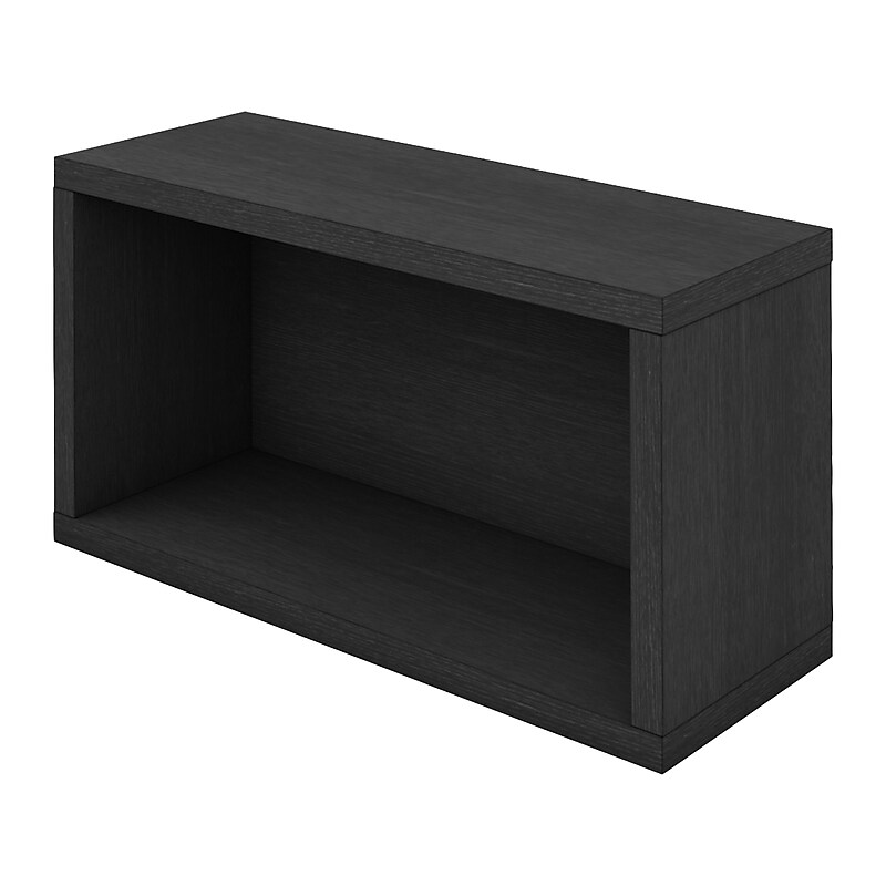 Way Basics 9.4" Eco Stackable DVD Storage Rack, Black (WB-DVD-BK) image 1