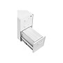 Poppin The Sort-It-Out 3-Drawer Mobile Vertical File Cabinet, Letter/Legal Size, Lockable, 25"H x 12.5"W x 20"D, White (104742)~#|#~sp122684601_sc7