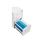 Poppin The Sort-It-Out 3-Drawer Mobile Vertical File Cabinet, Letter/Legal Size, Lockable, 25"H x 12.5"W x 20"D, White (104742)~#|#~sp122684603_sc7