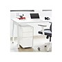 Poppin The Sort-It-Out 3-Drawer Mobile Vertical File Cabinet, Letter/Legal Size, Lockable, 25"H x 12.5"W x 20"D, White (104742)~#|#~sp122684604_sc7