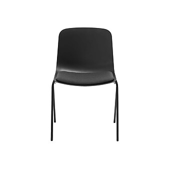 Poppin The Seating-On-Lock Mixed Materials Task Chair, Black (107666)