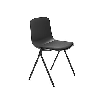 Poppin The Seating-On-Lock Mixed Materials Task Chair, Black (107666)