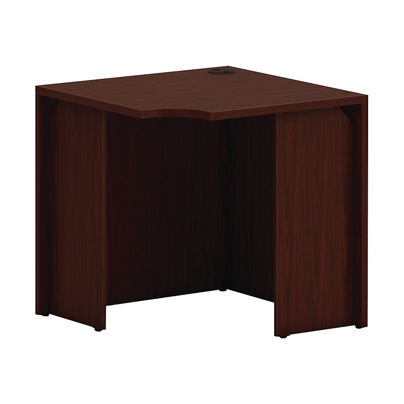 HON Mod 30"W Corner Desk Shell, Traditional Mahogany (HLPLCS30.LTM1) image 1