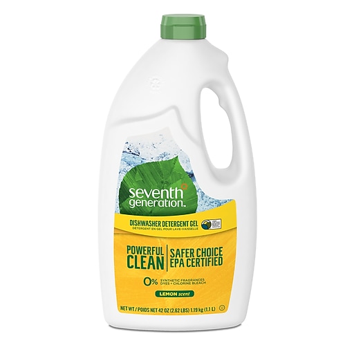 Seventh Generation Powerful Dishwasher Detergent Liquid, Lemon