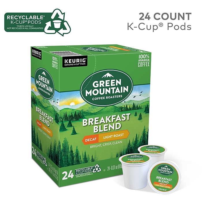 Green Mountain Breakfast Blend Decaf Coffee Keurig® K-Cup® Pods