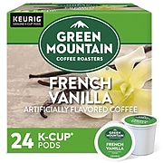 Green Mountain French Vanilla Coffee, Keurig® K-Cup® Pods, Light Roast, 24/Box (6732)