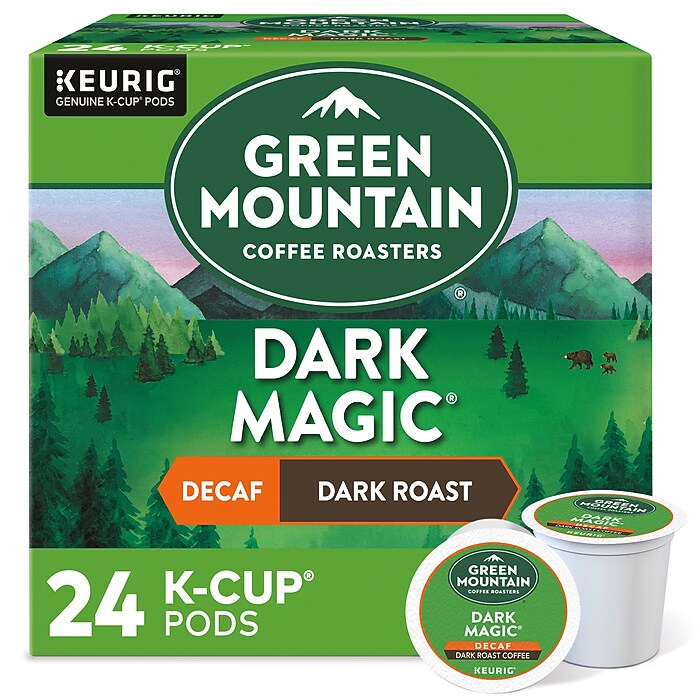 Green Mountain Dark Magic Decaf Coffee Keurig® K-Cup® Pods, Dark