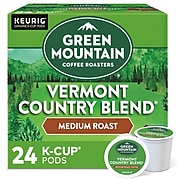 Green Mountain Vermont Country Blend Coffee, Keurig® K-Cup® Pods, Medium Roast, 24/Box (6602)