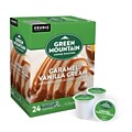 Green Mountain Caramel Vanilla Cream Coffee Keurig® K-Cup® Pods, Light Roast, 24/Box (6700)