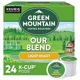 Green Mountain Our Blend Coffee, Keurig® K-Cup® Pods, Light Roast, 24/Box (6570)