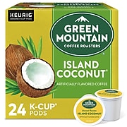 Green Mountain Island Coconut Coffee, Keurig® K-Cup® Pods, Light Roast, 24/Box (6720)