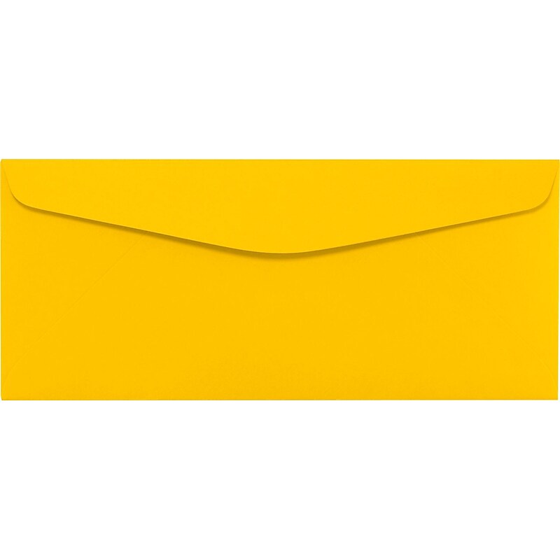 LUX #10 Regular Envelopes (4 1/8 x 9 1/2) 50/Pack, Sunflower (LUX-4260-12-50) image 1