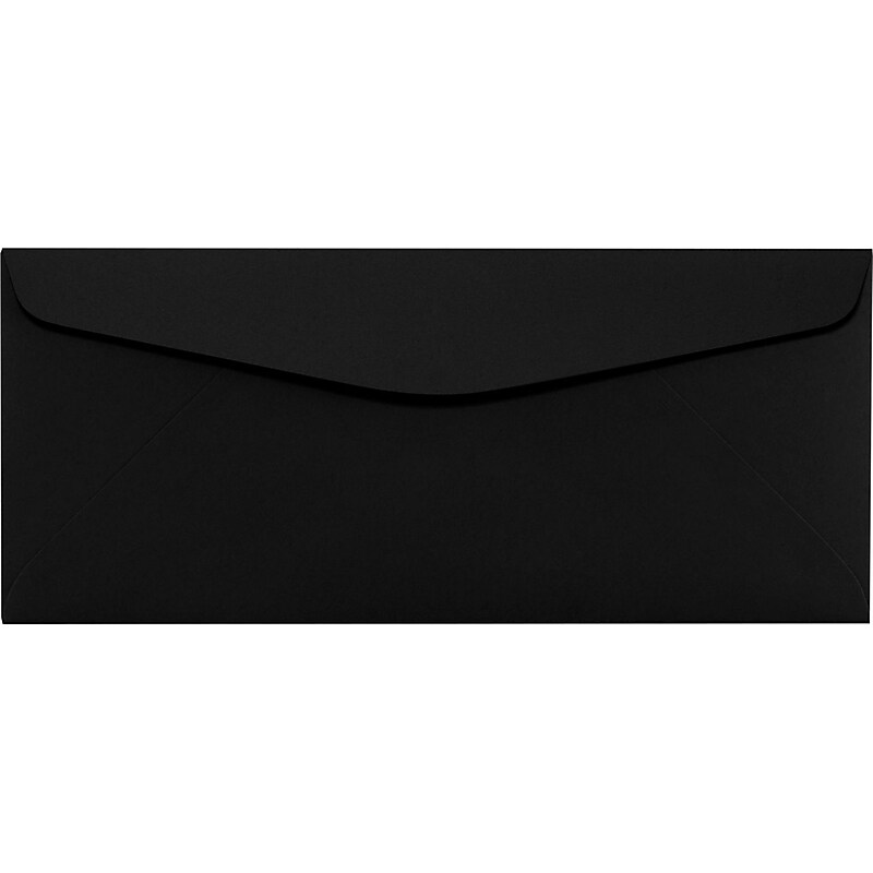 LUX #10 Regular Envelopes (4 1/8 x 9 1/2) 50/Pack, Midnight Black (LUX-4260-B-50) image 1