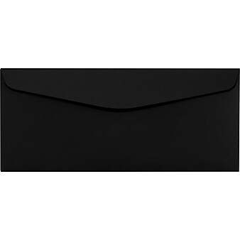 LUX #10 Regular Envelopes (4 1/8 x 9 1/2) 50/Pack, Midnight Black (LUX-4260-B-50)