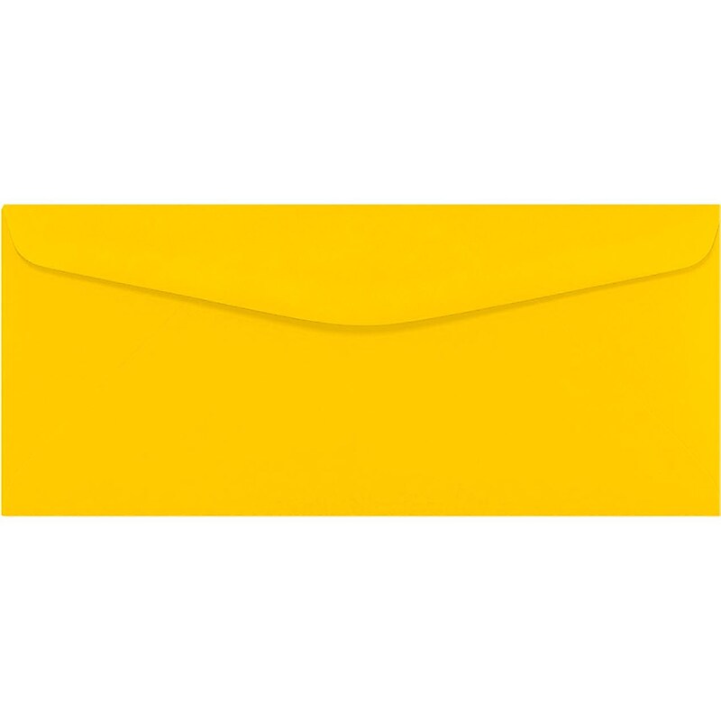 LUX #9 Regular Envelopes (3 7/8 x 8 7/8) 1000/Pack, Sunflower (LUX4855121000) image 1