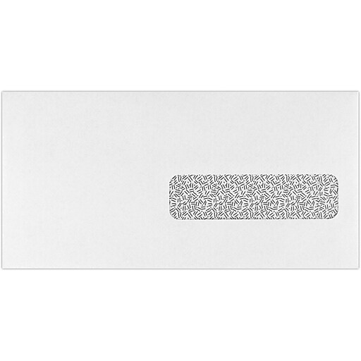 LUX 4 1/2 x 9 Right Side Window Envelopes 250/Pack, 24lb. White w/ Sec
