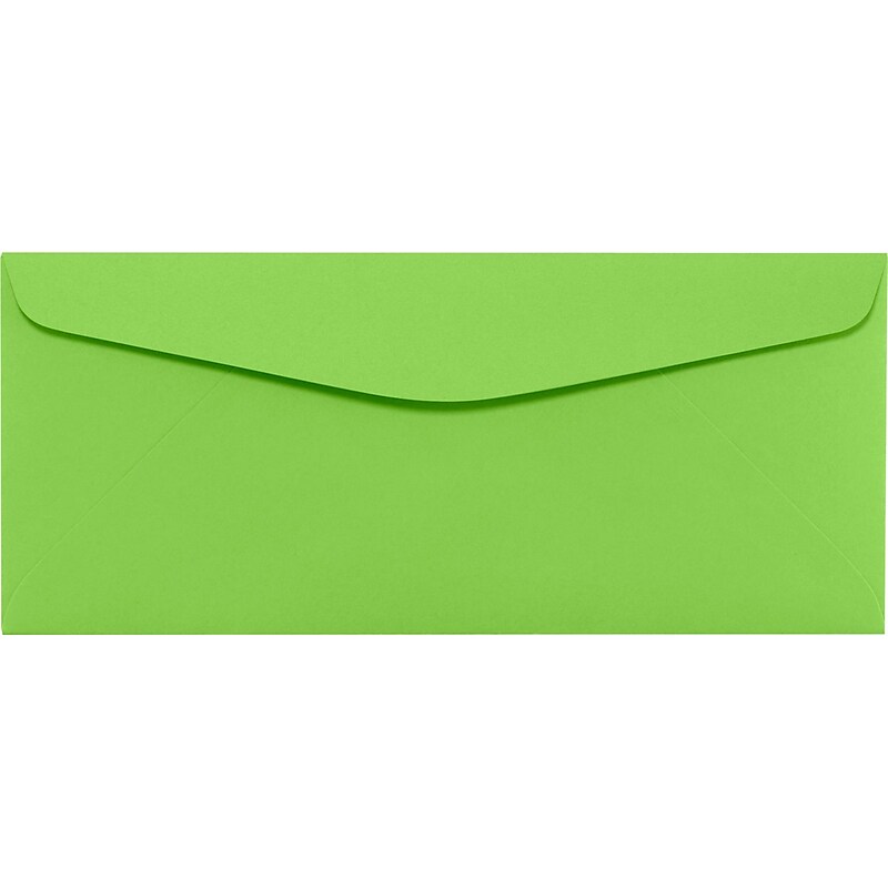 LUX #10 Regular Envelopes (4 1/8 x 9 1/2) 50/Pack, Limelight (LUX-4260-101-50) image 1
