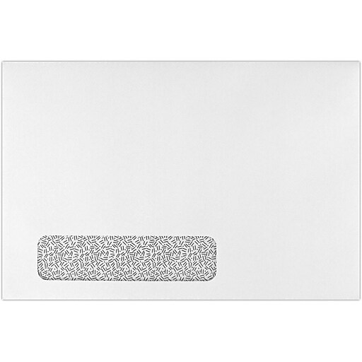 LUX Moistenable Glue Security Tinted Booklet Window Envelope, 6" x 9