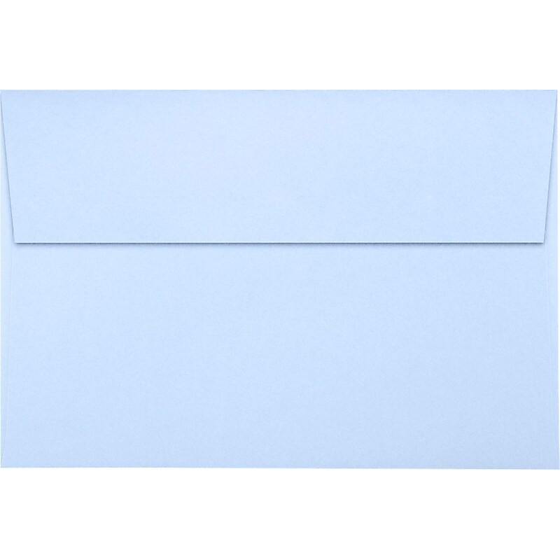 LUX A8 Invitation Envelopes (5 1/2 x 8 1/8) 250/Pack, Baby Blue (LUX-4885-13-250) image 1
