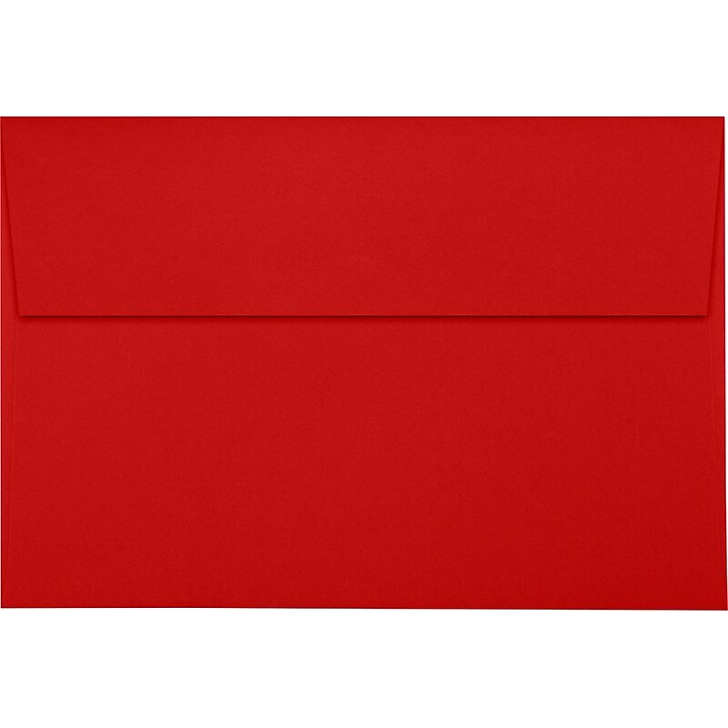 LUX A8 Invitation Envelopes (5 1/2 x 8 1/8) 50/Pack, Ruby Red (LUX-4885-18-50) image 1