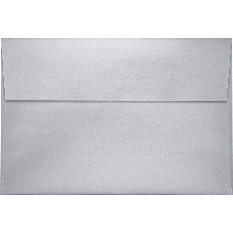 LUX A8 Invitation Envelopes (5 1/2 x 8 1/8) 1000/Pack, Silver Metallic (4885-06-1000) image 1
