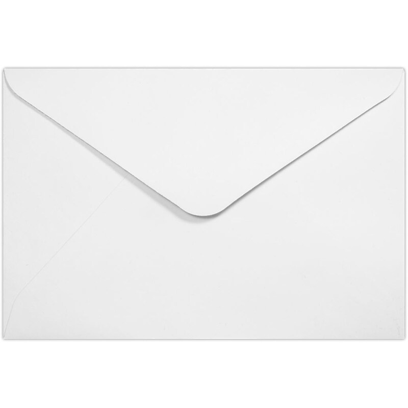 LUX #56 Mini Envelope (3 x 4 1/2) 1000/Pack, 70lb. White (56MR-W-1000) image 1
