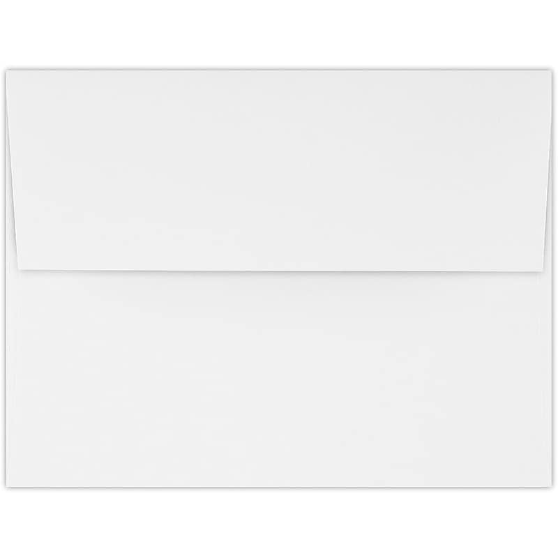 LUX A4 Invitation Envelopes (4 1/4 x 6 1/4) 50/Pack, 80lb. White (4872-80W-50) image 1