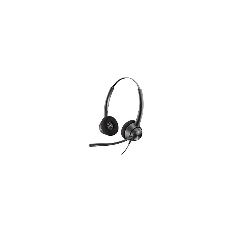 Poly Encorepro 320 QD Stereo Headset, Over-the-Head, Black (77T26AA) image 1