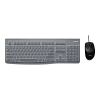 Logitech MK120 Desktop Combo w/Protective Keyboard Cover and Mouse Deals