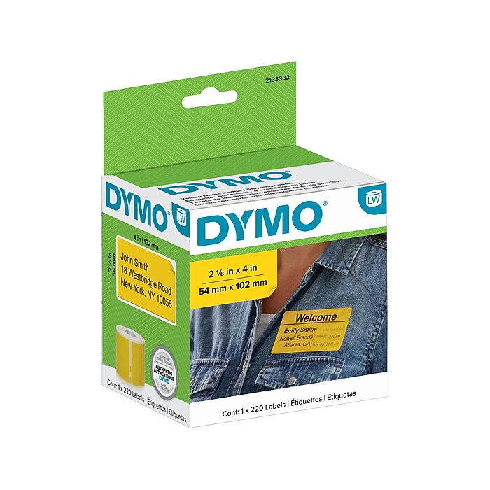 DYMO LabelWriter 2133382 Name Badge Labels, 4