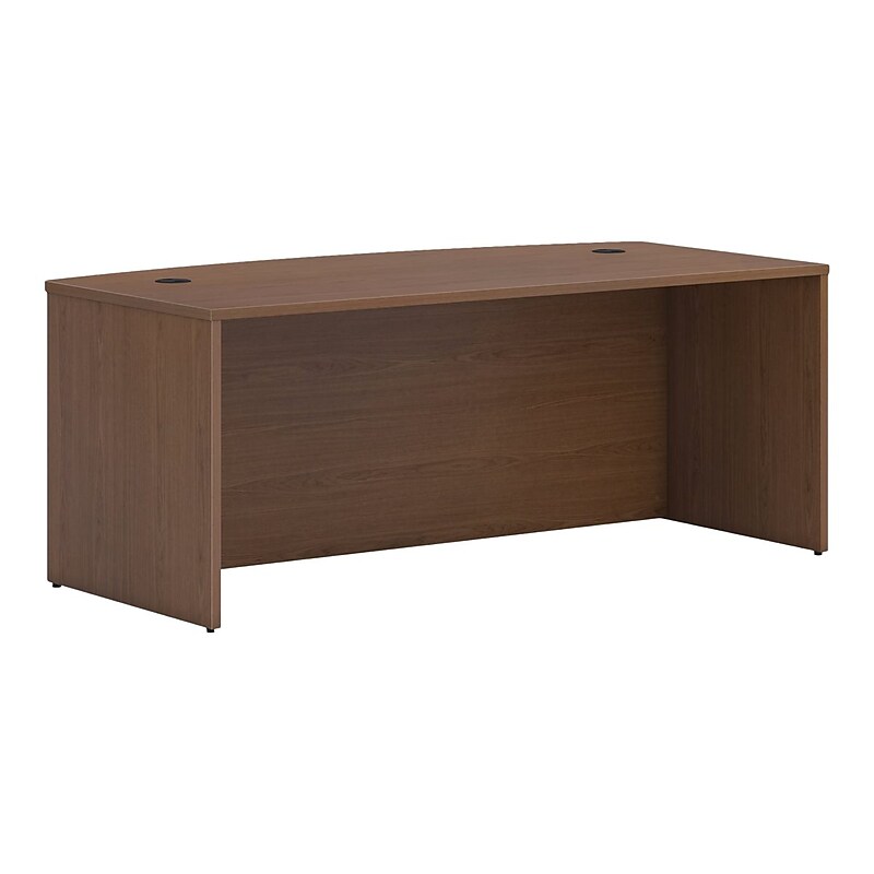 HON Mod 72" Desk Shell, Sepia Walnut (HLPLDS7236B.LSE1) image 1