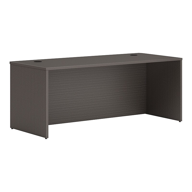 HON Mod 72" Desk Shell, Slate Teak (HLPLDS7236B.LSL1) image 1