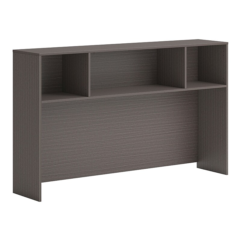 HON Mod 66"W Desktop Hutch, Slate Teak (HONLDH66LS1) image 1