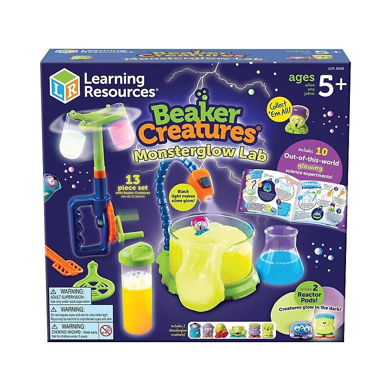 Learning Resources Beaker Creatures Monsterglow Lab, Assorted Colors (LER 3838) image 1