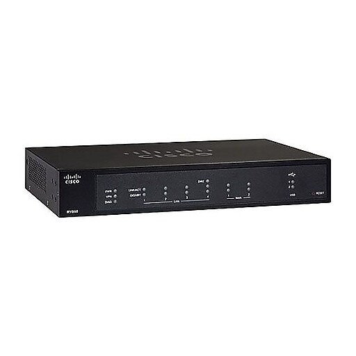 Cisco™ RV340 Rack Mountable Gigabit VPN Router, 6Port at Staples