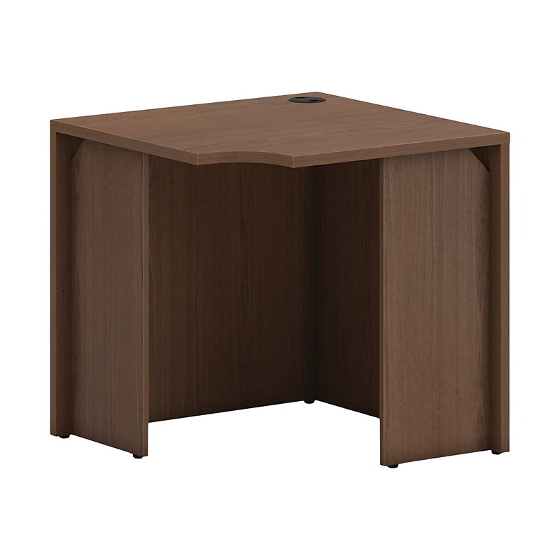HON Mod 30"W Corner Desk Shell, Sepia Walnut (HLPLCS30.LSE1) image 1