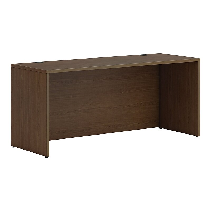 HON Mod 66"W Credenza Shell, Sepia Walnut (HLPLCS6624.LSE1) image 1