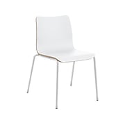HON Ruck Modern Laminate Dining Chair, Designer White (HRUCK1L.LDW1.PR8)