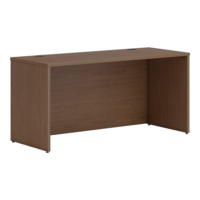 HON Mod 60" Credenza Desk Shell, Sepia Walnut (HLPLCS6024.LSE1) image 1