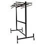 National Public Seating Folding Chair Dolly, Table and Chair Storage Truck With Checkerette Bars, Dark Brown (42-8-60)~#|#~sp122994612_sc7