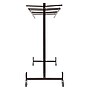 National Public Seating Folding Chair Dolly, Table and Chair Storage Truck With Checkerette Bars, Dark Brown (42-8-60)~#|#~sp122994617_sc7