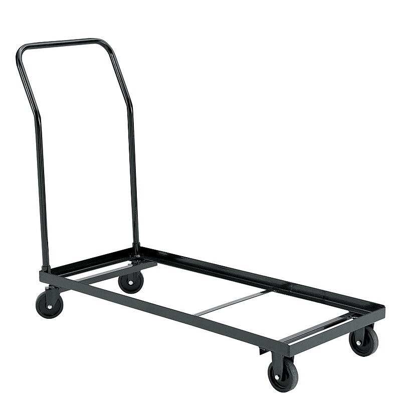 National Public Seating Folding Chair Dolly For 1100 Series Chairs, Black (DY1100) image 1